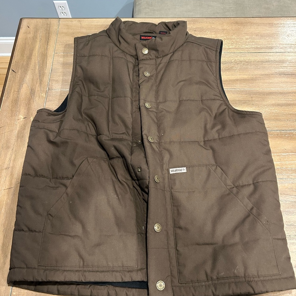 Wolverine Men's Brown Quilted Vest